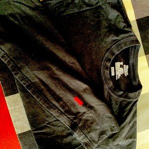 Supreme for Hanes (set of two black tees. Mens Small)